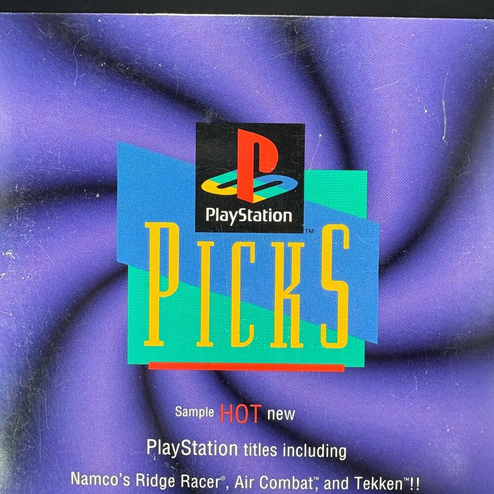 Sony Playstation 1 PS1 Picks Demo Sampler Disc 1999 Promotional TESTED